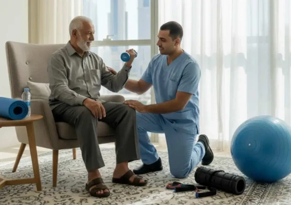 علاج طبيعي لكبار السن 